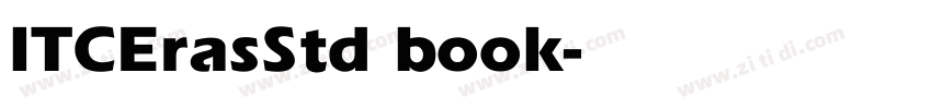 ITCErasStd book字体转换